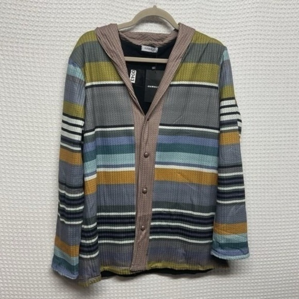 NWT Hawalili Sherpa‎ Lined Button Front Cardigan Unisex 4XL(Run Smaller) China